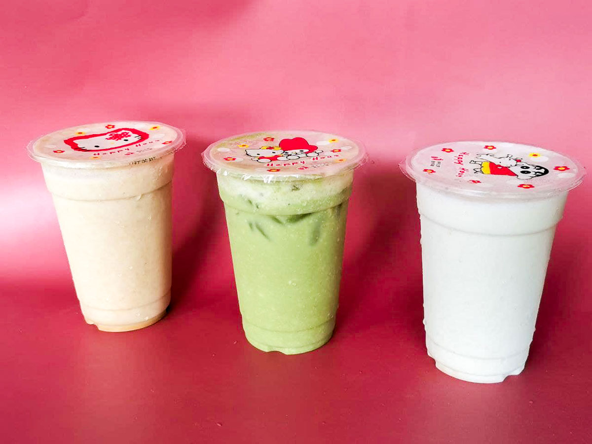 Line-up of Colico. drinks