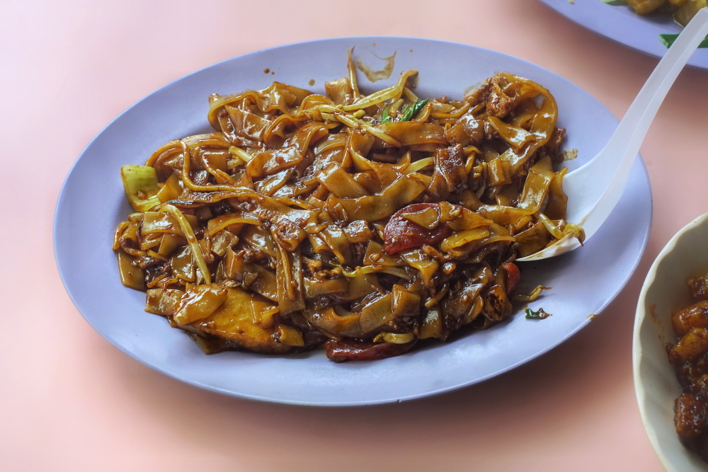 Plate of char kway teow