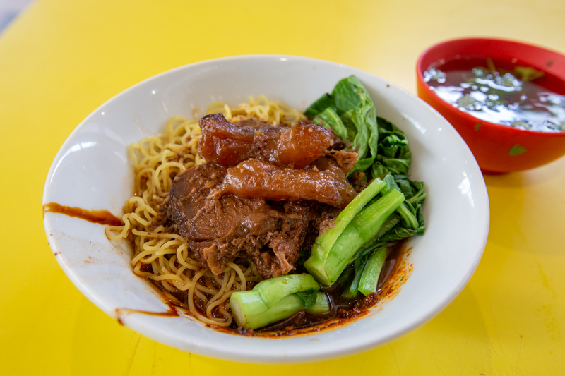 Bowl of beef noodles from Lao Jie Fang
