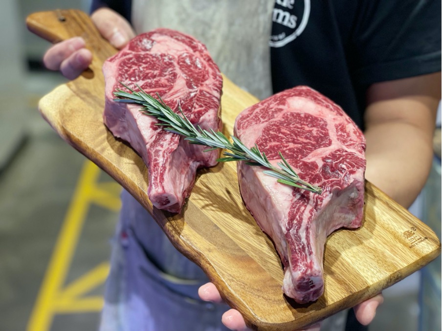 a photo of raw steak from Little Farms