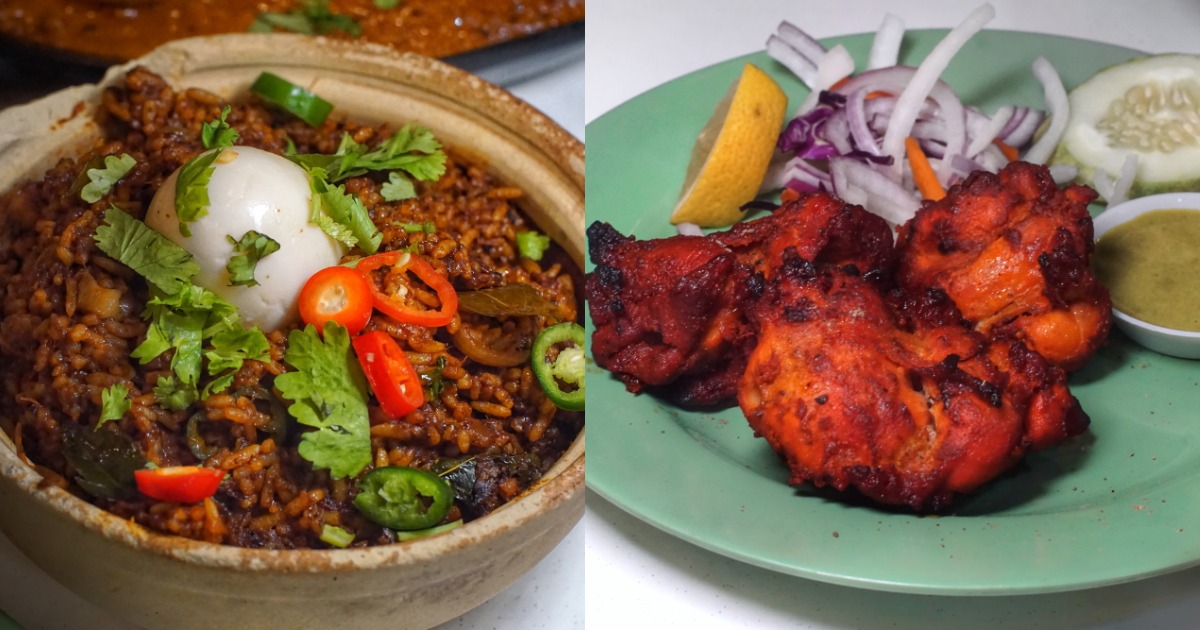Collage of Mutton Kicap Satti Soru and Chicken Tikka