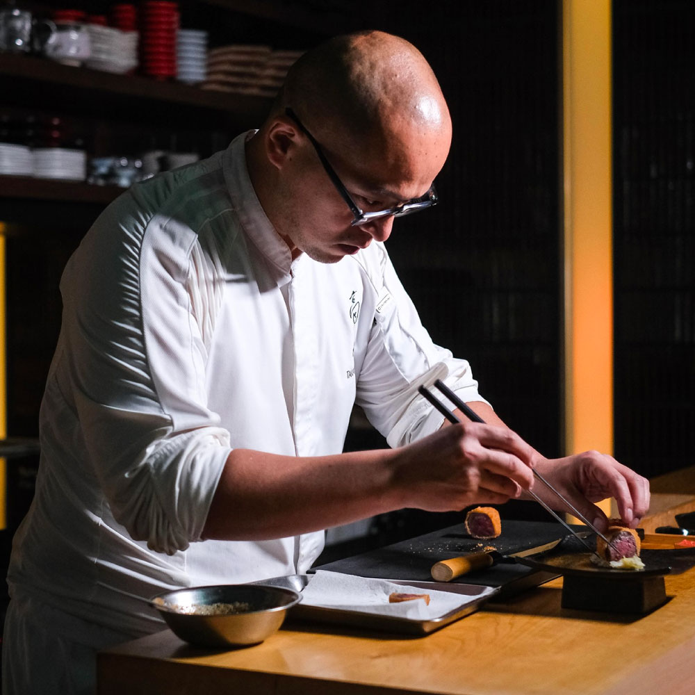 f&b eatery chef Taro Takayama