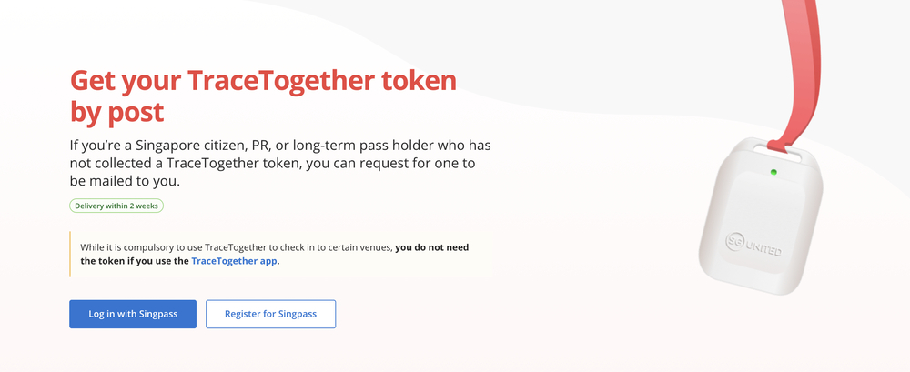 A screengrab from the Token Go Where website