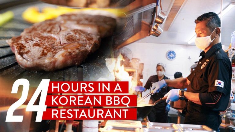 24 Hours in a Korean BBQ restaurant: Taste of Korea 찐 JJIN