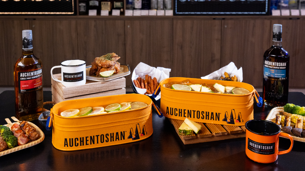 Gather the crew and triple up the party with GudSht X Auchentoshan Punch Bowls 