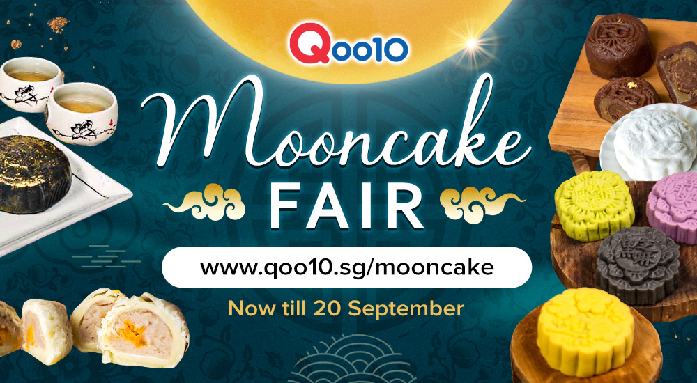 Qoo10 mooncake 2021 banner