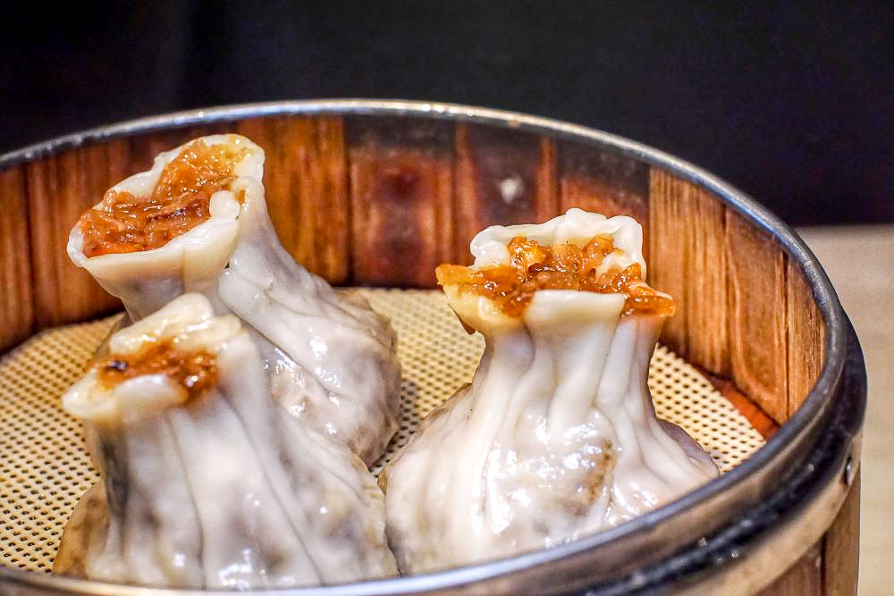 Braised Glutinous Pork & Mushrooms Dumplings in Shanghai Style