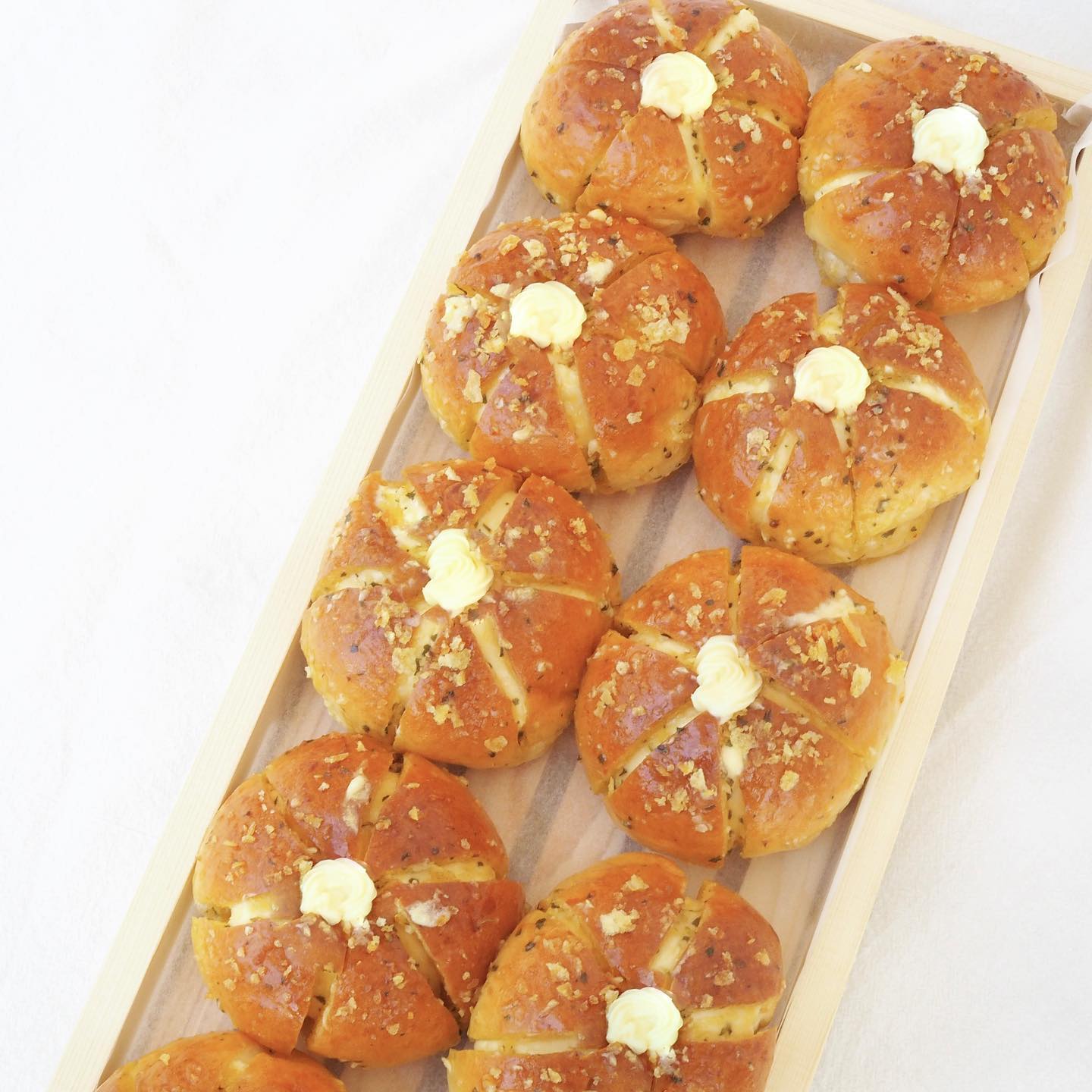 Boon Cafe's Cream Cheese Garlic Bread