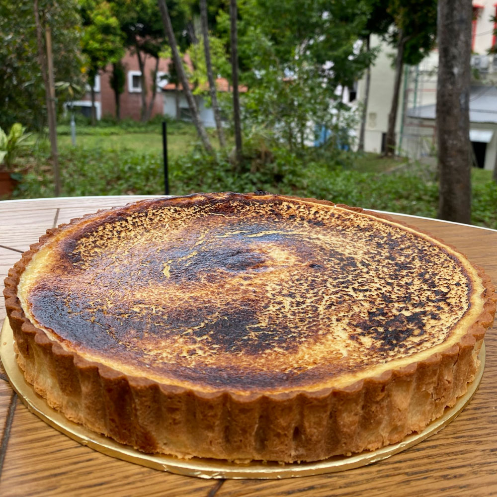 a photo of olivia's cheesecake