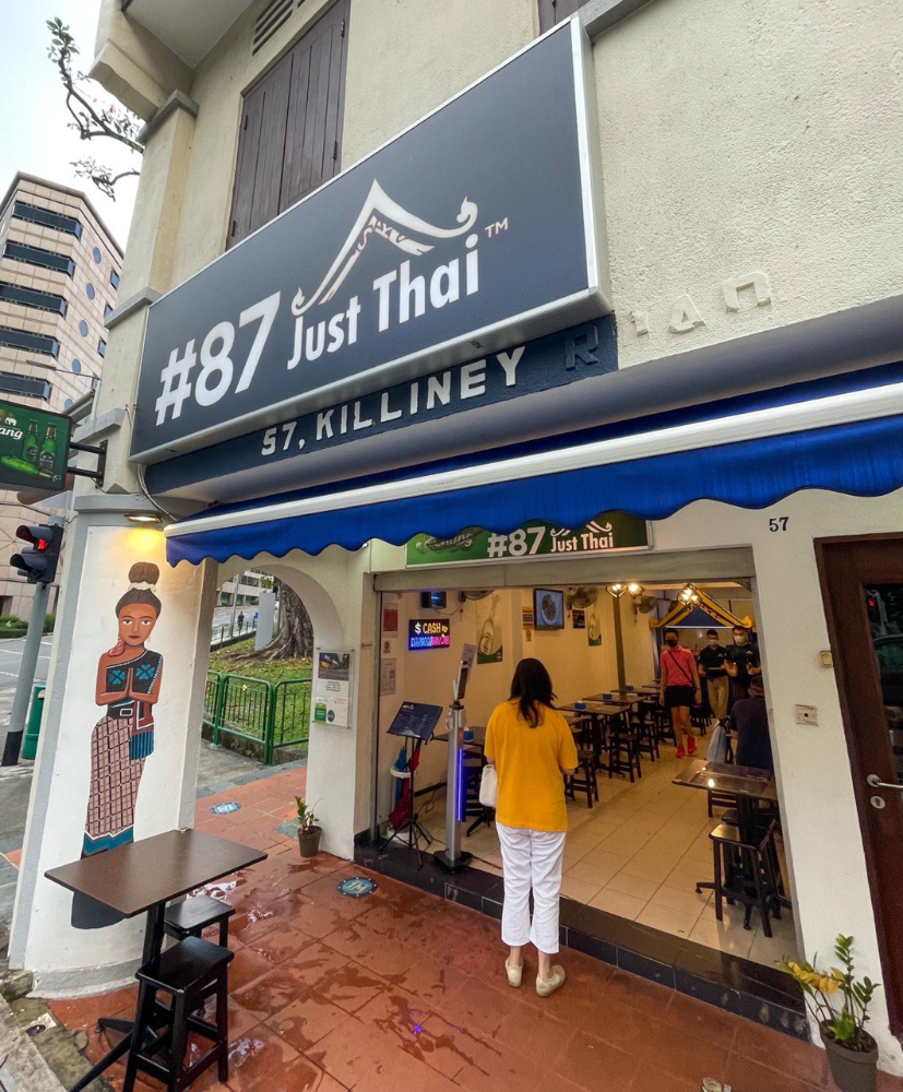 87 Just Thai Shopfront