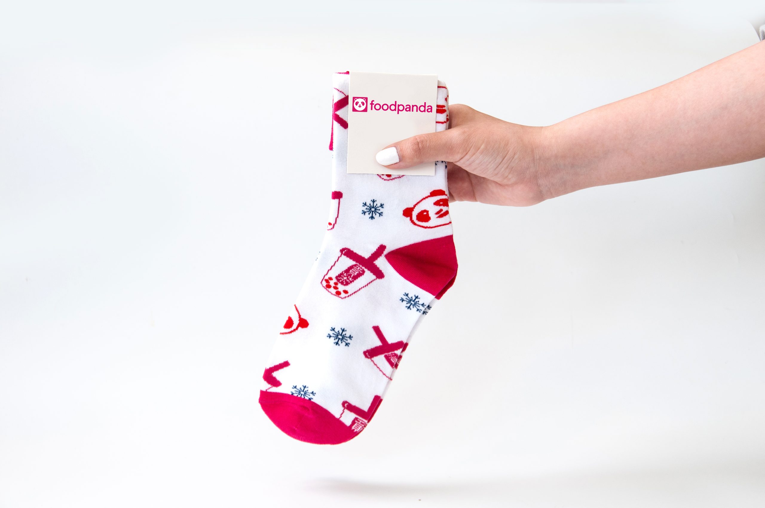 Gong Cha X Foodpanda's Christmas series' socks