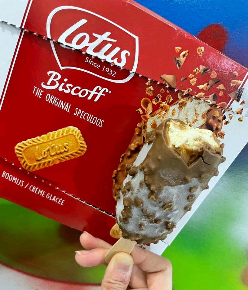 Lotus Biscoff Ice Cream Stick 