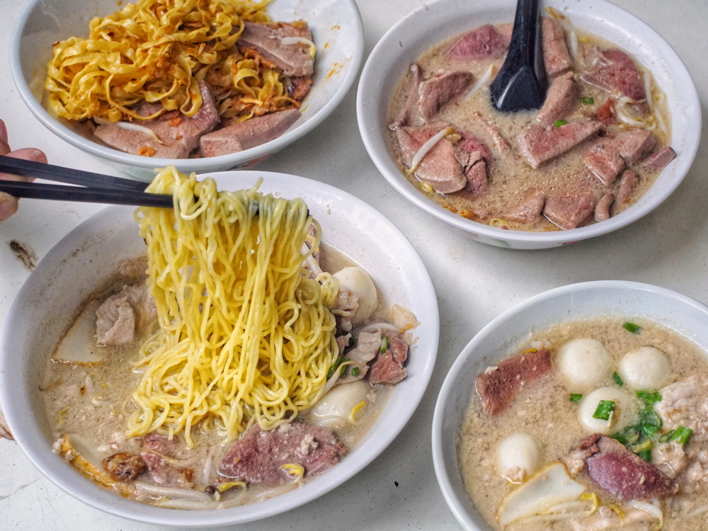 dishes from Jin Xi Lai Minced Meat Noodle