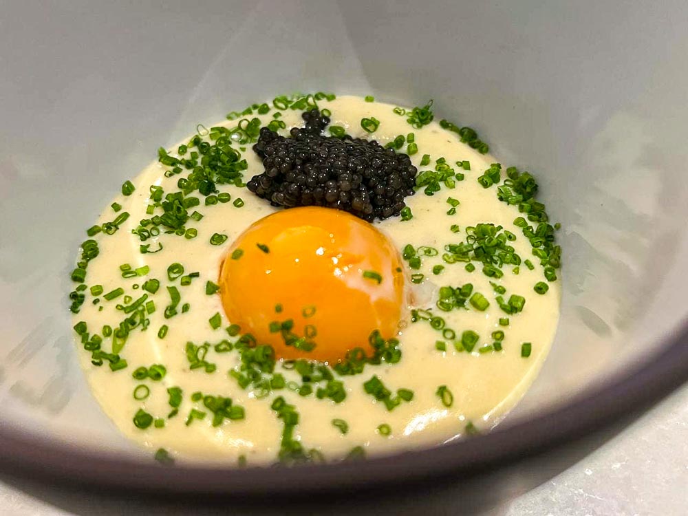 Caviar Potato & Egg