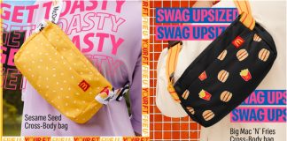 Collage of limited-edition McDonald's cross-body bags