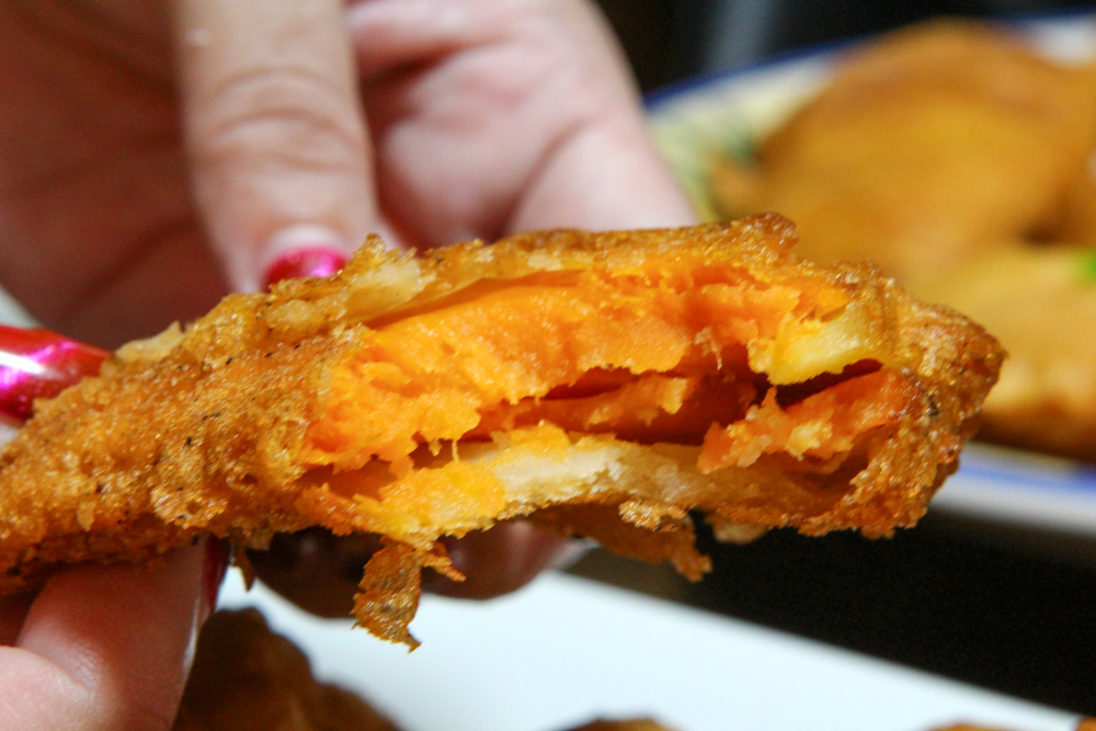 Close up of sweet potato
