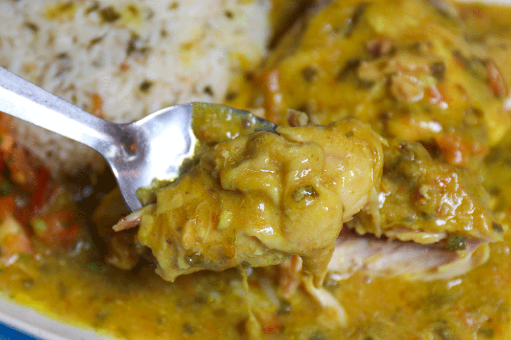 a close up of chicken