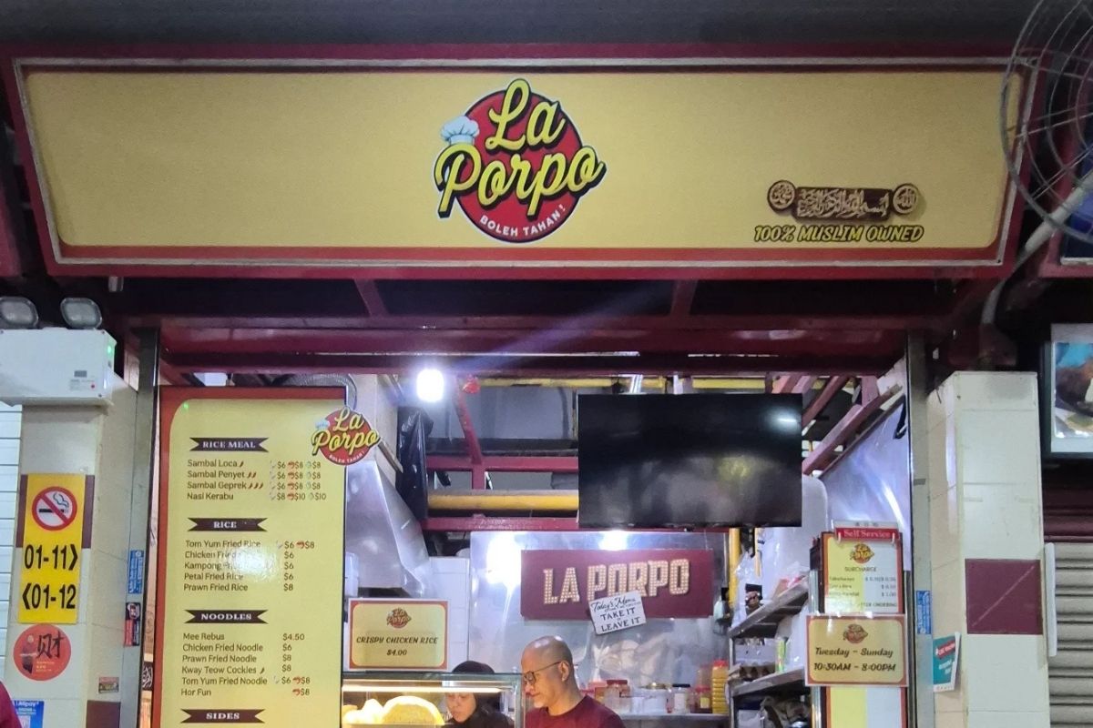 la porpo - stall front