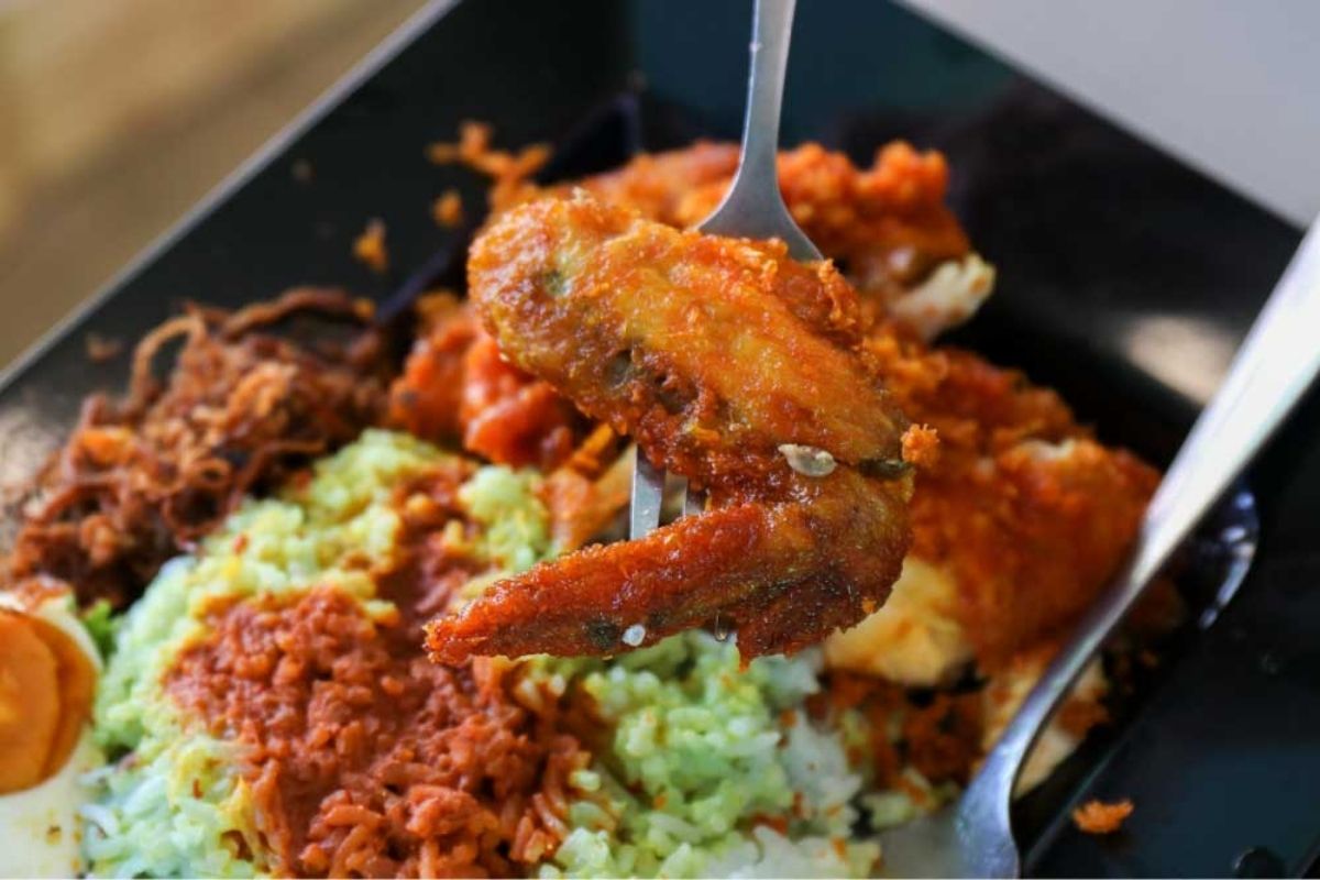 la porpo - nasi kerabu 2