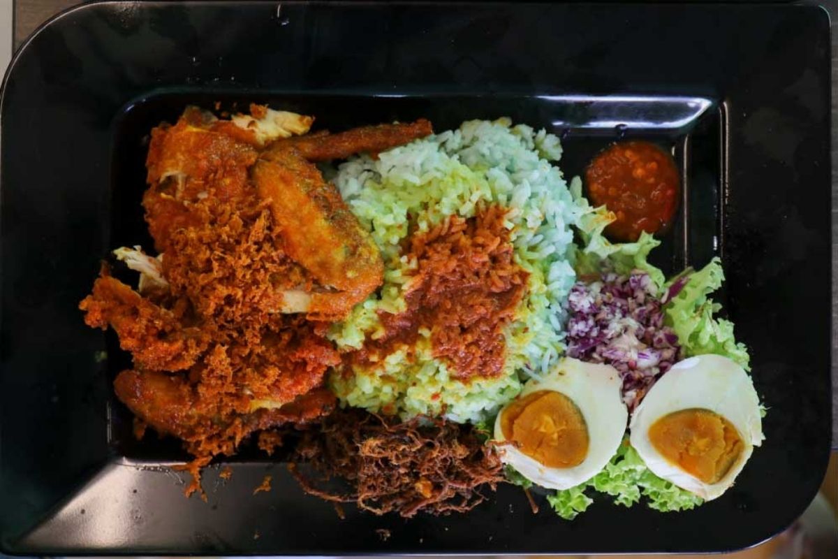 la porpo - nasi kerabu 1