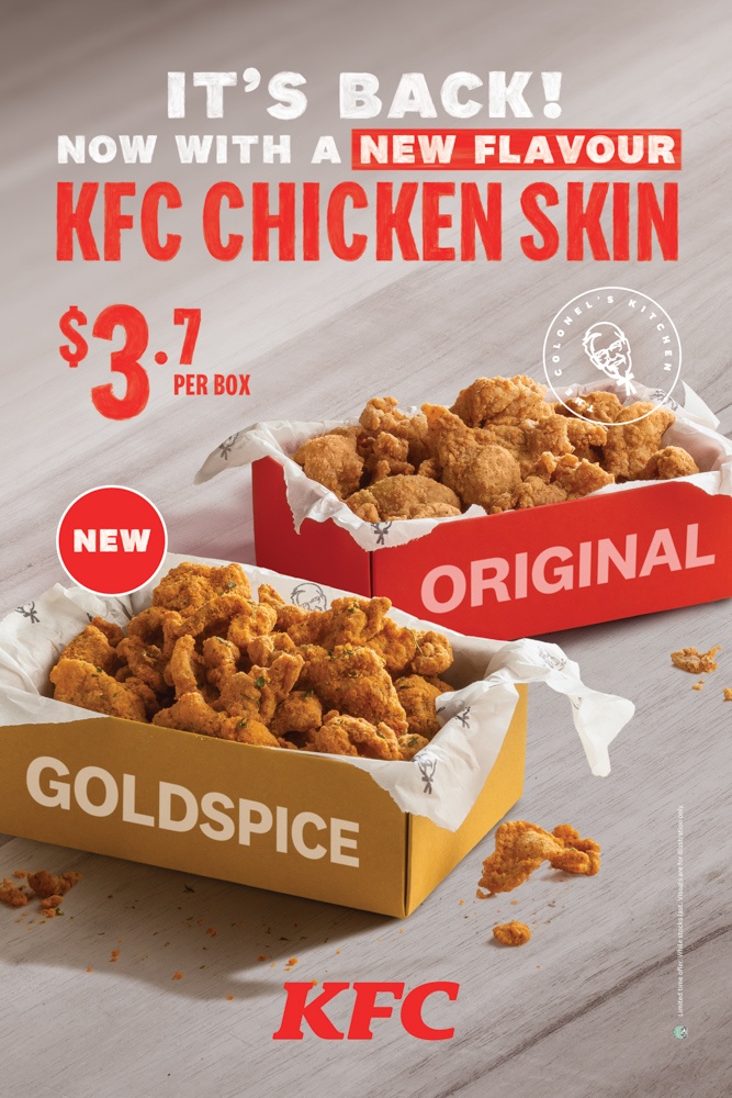 Image of KFC's chicken skins