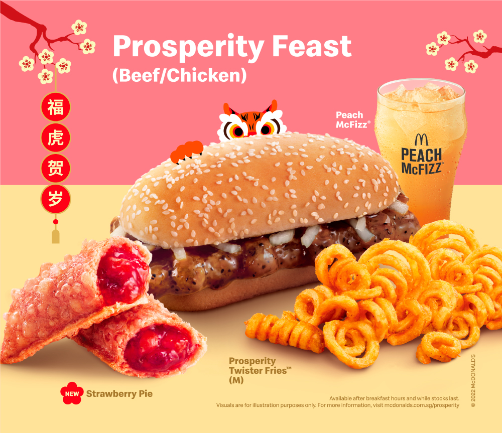 a photo of the prosperity burger feast