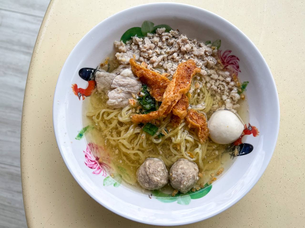 Standard Minced Meat Noodles (Soup Mee Kia)