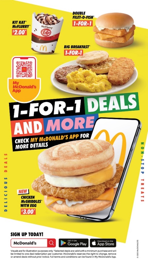 Image of 1-for-1 deals poster