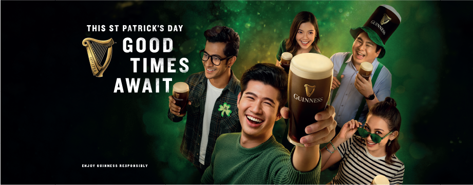 Generic image of people with Guinness