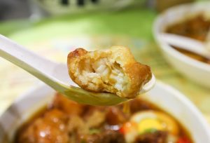 Soon Heng Food Delights - Close up of shark meat fritter