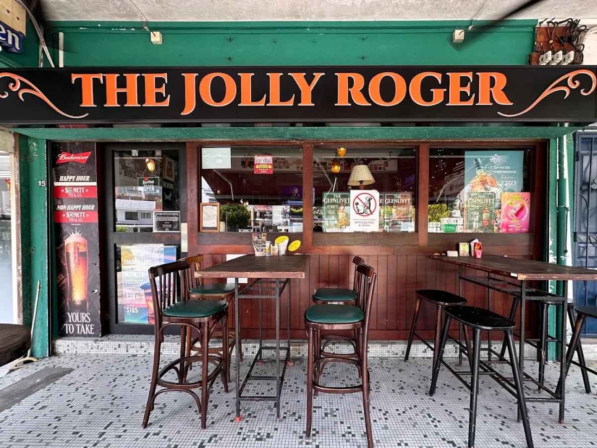 cheap bars - The Jolly Roger exterior
