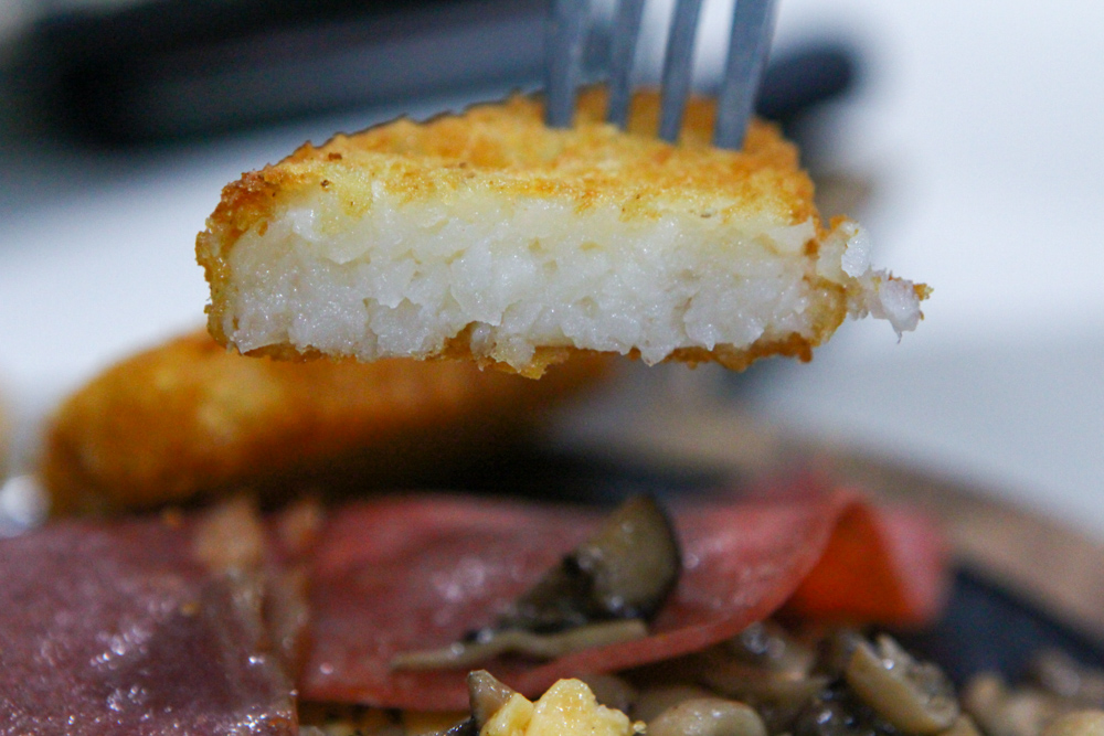 Close-up of hashbrown