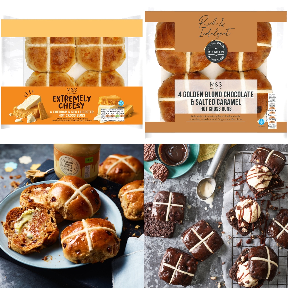 Collage of M&S products