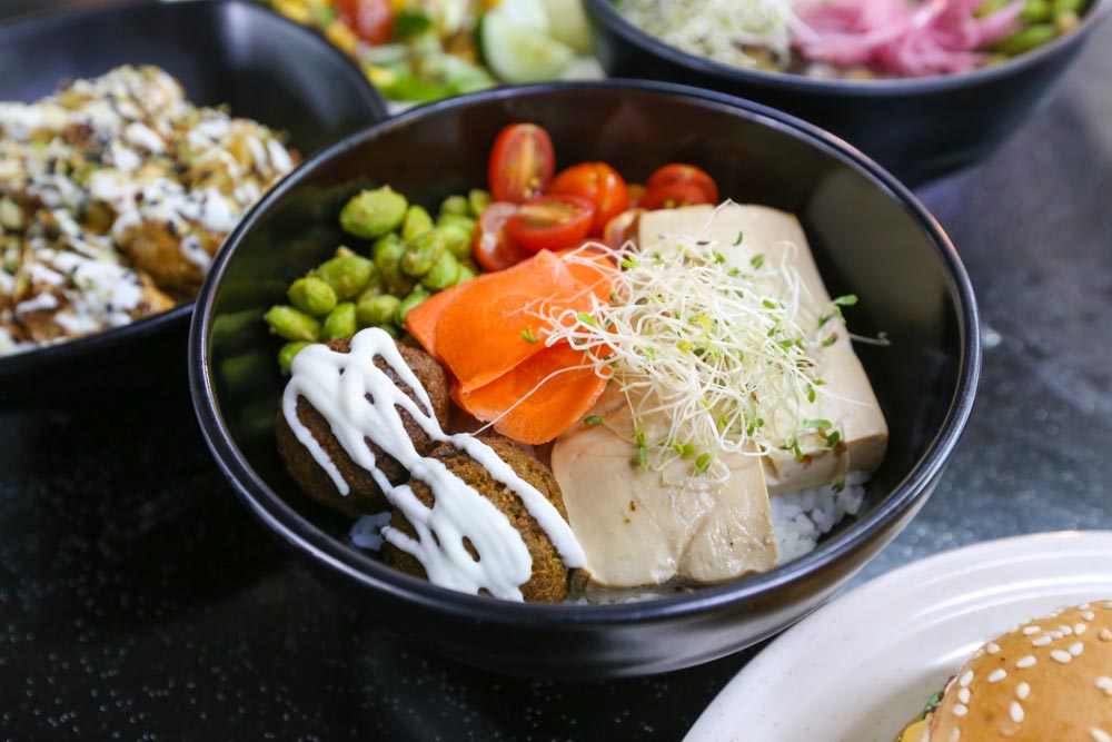 Photo of tofu rice bowl