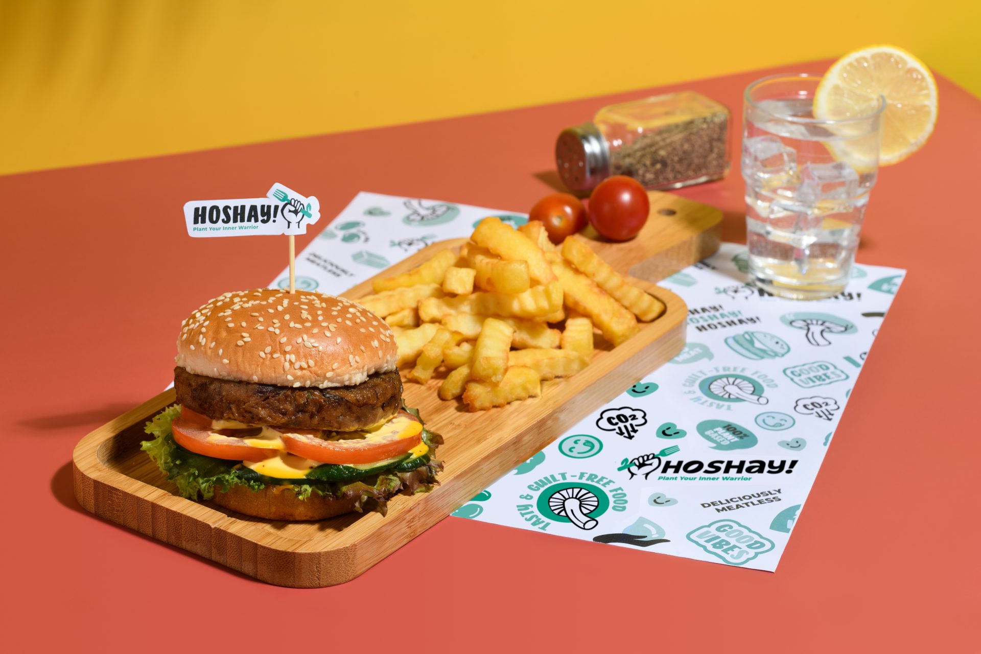 Photo of plant-based burger