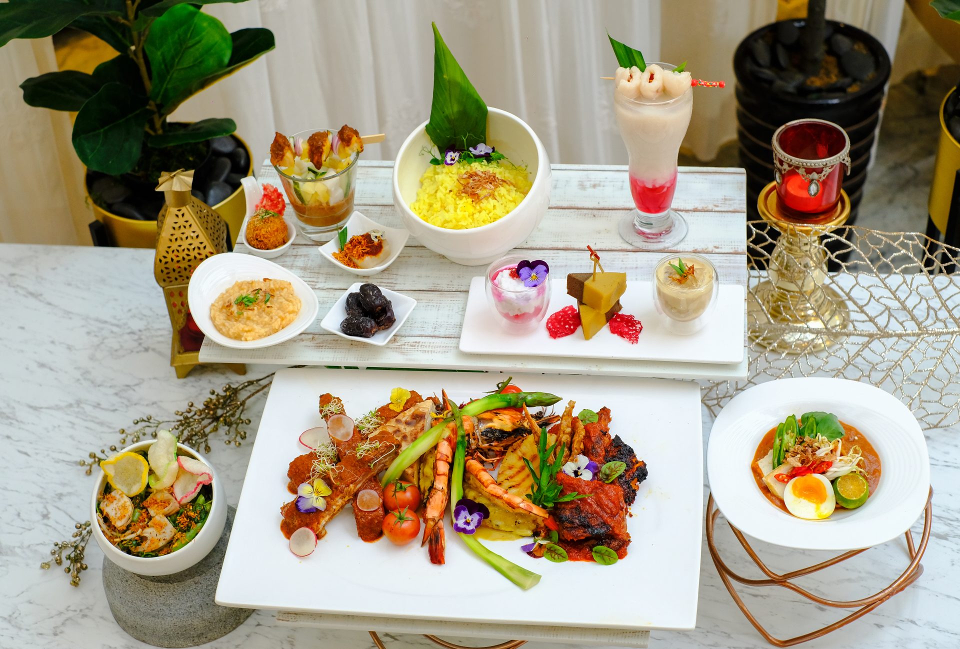 Permata's iftar menu dishes