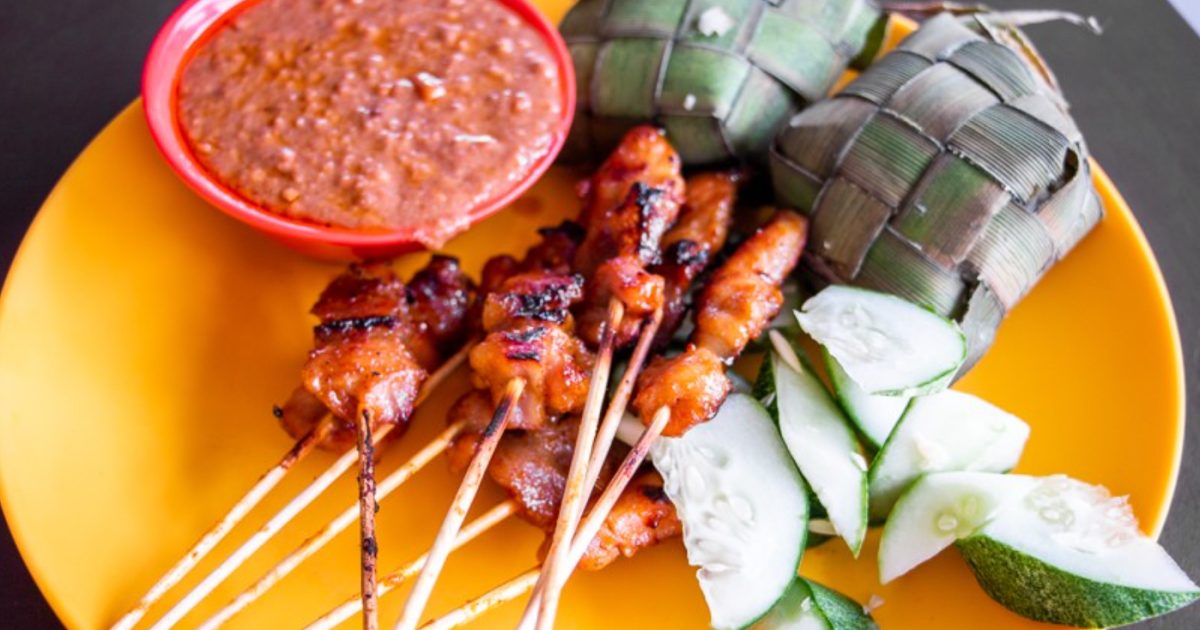 plate of chai ho satay