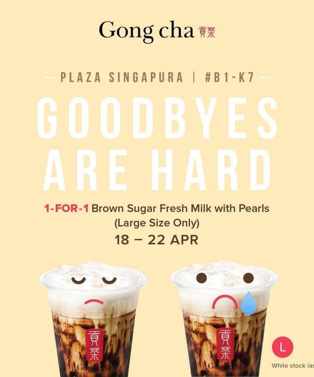 Picture of Gong Cha closing deal 