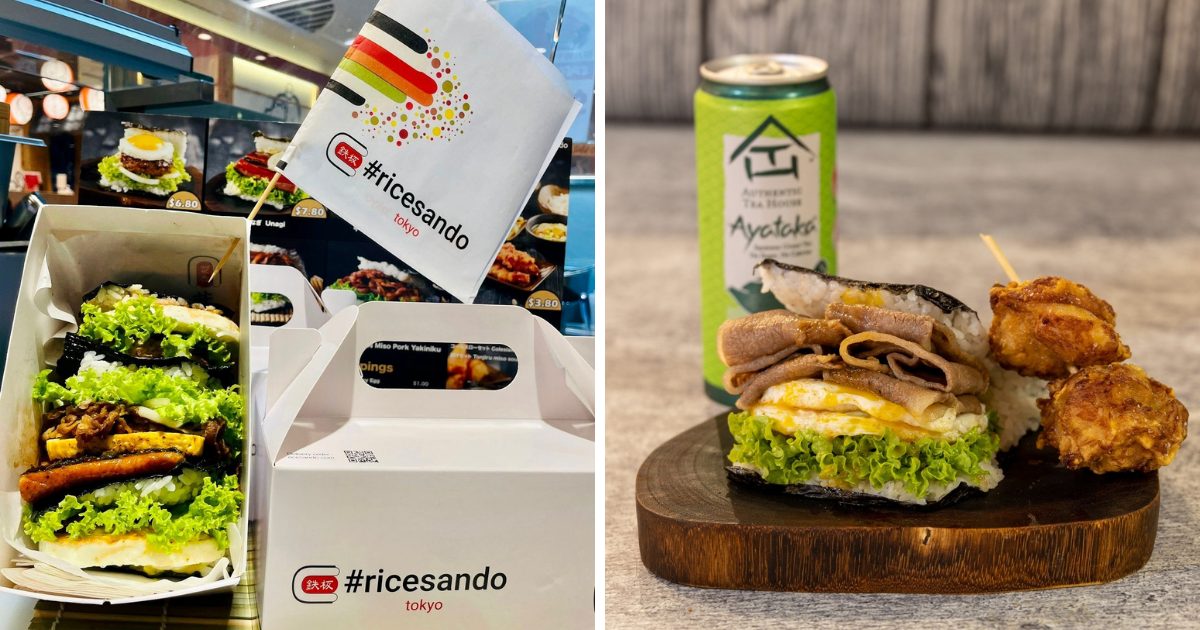 Picture of ricesando and rice sandwich