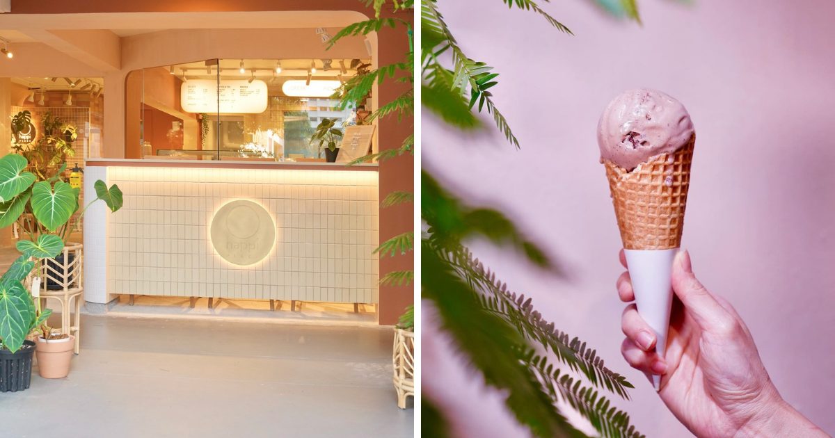 O Happi Place storefront and gelato