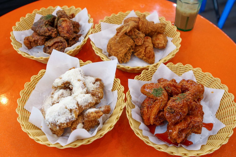 Image of four chicken sets