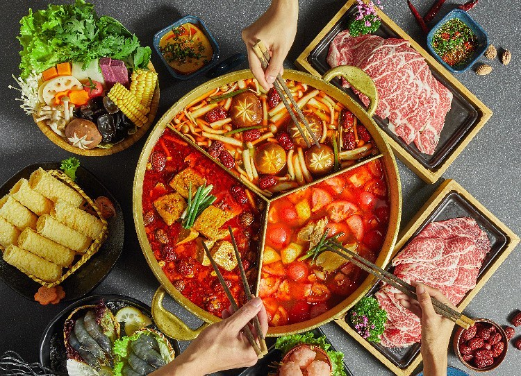 Image of three-in-one hotpot
