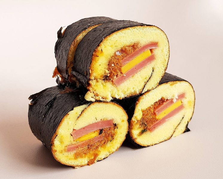 image of now bakery's sushi cake roll