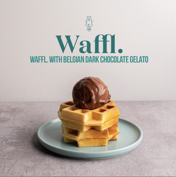 Image of Waffl with Belgian Dark Chocolate Gelato