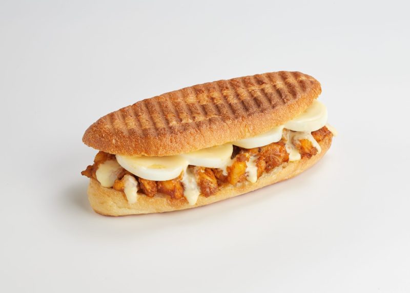 image of curry chicken panini