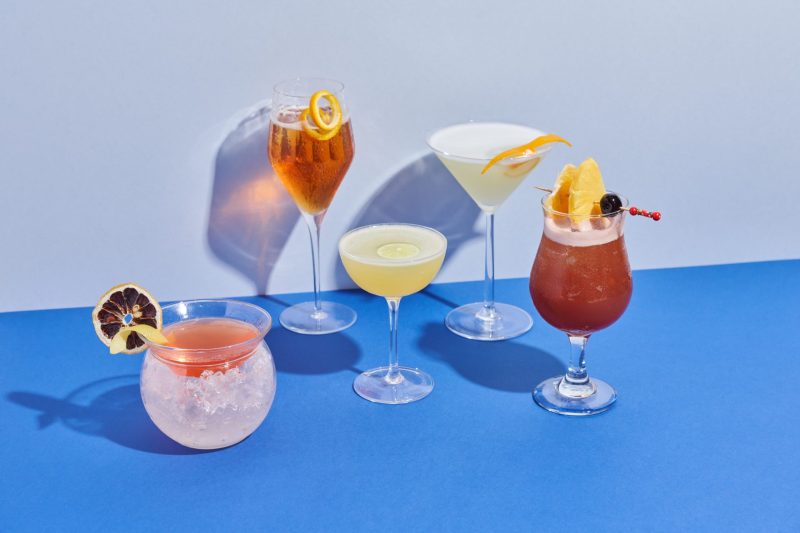 a picture showcasing LUCE's cocktails
