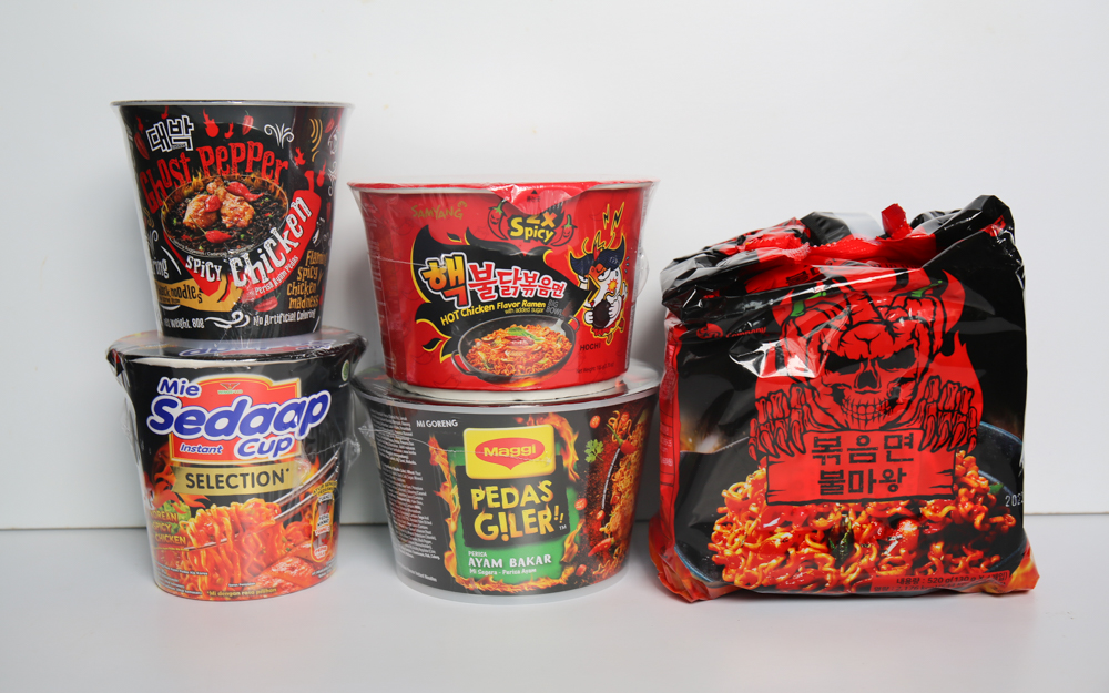 image of spicy instant noodle brands