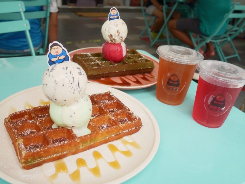 Fat Boss Waffles and Ice Cream - food I tried at Fatboss