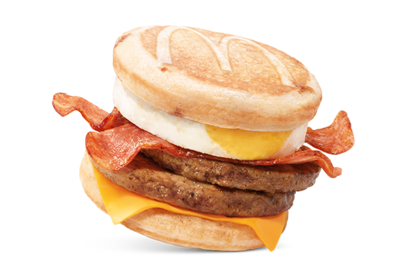 McDonald's McGriddles – A picture of McGriddles stack
