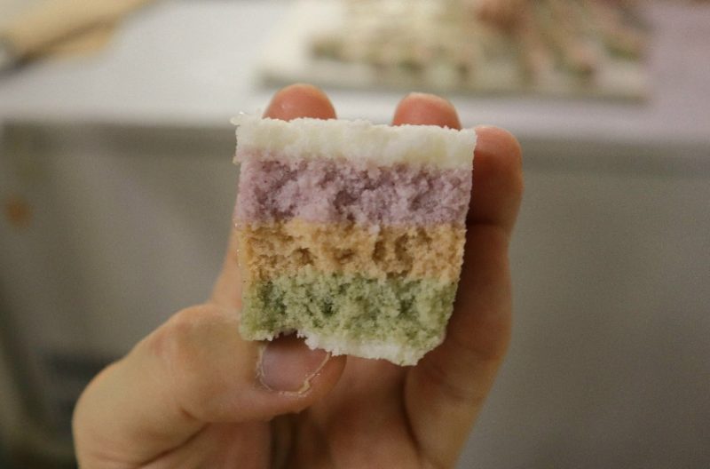 bosong rice cake - rainbow insides